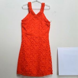 Burned orange dress
